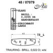 Skisse av gull 14 kt, 4.5 mm. Smart line - 4807079000