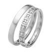 Bilde av Giftering & diamantring 0,15 ct W-Si i rosé gull 14kt, 3 mm -11035090000