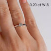 Diamantring forlovelsesring  Ida 0,20 ct W-Si - COC00986