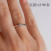 Diamantring forlovelsesring  Ida 0,15 ct TW-Si - COC00985