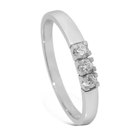 Diamantring Iselin med 3x0,05 ct TW-Si-8503050