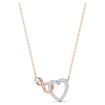 Swarovski smykkesett Infinity Heart, gull - 5521040