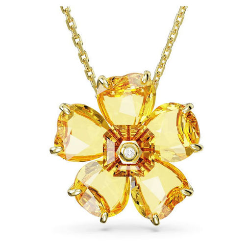 Swarovski smykke Florere Flower, gult - 5650570