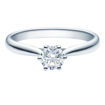 Diamantring forlovelsesring 0,50 ct i 14kt gull. Leticia - 18007050