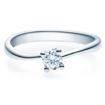 Diamantring forlovelsesring 0,25 ct i 14kt gull. Melina - 18011025