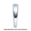 Diamantring forlovelsesring  0,20 ct i 14kt gull. Evnomia - 18005020