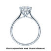 Diamantring forlovelsesring 0,50 ct i 14kt gull. Leticia - 18007050