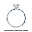 Diamantring forlovelsesring 0,25 ct i 14kt gull. Melina - 18011025