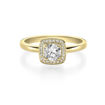 Diamantring med 0.59 ct,  gult gull 18 kt - 159150gg