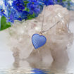 Smykke Lys blått hjerte i sølv, til barn - 119702