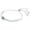 Swarovski armbånd  Matrix Tennis bracelet Mixed cuts, Green, Rhodium plated  - 5693411