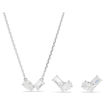 Swarovski smykkesett Mesmera Mixed cuts, White, Rhodium plated - 5665829