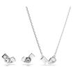 Swarovski smykkesett Mesmera Mixed cuts, White, Rhodium plated - 5665829