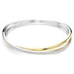 Swarovski armbånd Hyperbola bangle Round cut, White, Mixed metal finish - 5689720