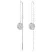 Swarovski øredobber Sublima drop earrings White, Rhodium plated - 5683448