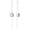 Swarovski øredobber Sublima drop earrings White, Rhodium plated - 5683448