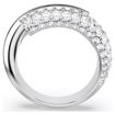 Swarovski ring Dextera White, Rhodium plated - 5695934