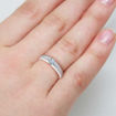 Diamantring forlovelsesring  0,20 ct i 14kt gull. TW-Si. -18006020