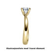 Diamantring forlovelsesring 0,25 ct i 14kt gull. Melina - 18011025