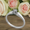 Diamantring forlovelsesring  Sofia 0,05ct W/SI-120705