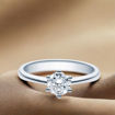 Diamantring forlovelsesring  0,70 ct i 14kt gull. Diona -18001070