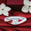 Diamantring forlovelsesring  0,70 ct i 14kt gull. Afrodite - 18015070