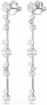 Swarovski øredobber  Constella drop earrings Crystal pearl, Round cuts, White, Rhodium plated - 5705614