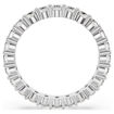 Swarovski Matrix Vittore ring Round cut, White, Silver-tone finish - 5705604