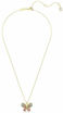 Swarovski smykke Idyllia pendant Mixed cuts, Pavé, Butterfly, Multicolored, Gold-tone plated - 5709950