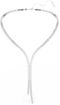 Swarovski collier Matrix Y necklace Round cut, White, Rhodium plated - 5707988