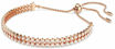 Swarovski armbånd  Matrix Tennis bracelet Round cut, White, Rose gold-tone plated - 5677823