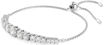 Swarovski armbånd Matrix bracelet Gradient of round cuts, White, Rhodium plated - 5690677