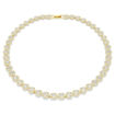 Swarovski collier Una Angelic Tennis necklace Round cut, White, Gold-tone plated - 5720505