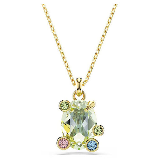 Swarovski smykke Gema pendant Mixed cuts, Multicolored, Gold-tone plated - 5705816