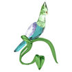 Swarovski figurer Idyllia Green Turaco - 5693147