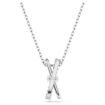 Swarovski smykke Hyperbola pendant Mixed cuts, Twist, White, Rhodium plated - 5689723