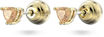 Swarovski øredobber Stilla stud earrings, Trilliant cut, Orange, Gold-tone plated - 5639116