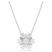 Swarovski smykke Idyllia pendant Mixed cuts, Snowflake, White, Rhodium plated - 5691484