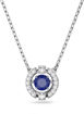 Swarovski smykke Sparkling Dance necklace Round cut, Rhodium plated - 5576110