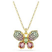 Swarovski smykke Idyllia pendant Mixed cuts, Pavé, Butterfly, Multicolored, Gold-tone plated - 5709950