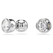 Swarovski øredobber Imber stud earrings Round cut, White, Rhodium plated - 5696073