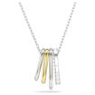 Swarovski smykke Hyperbola pendant Mixed cuts, White, Mixed metal finish - 5696626