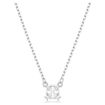 Swarovski smykke Stilla pendant Square cut, White, Rhodium plated - 5701903