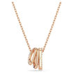 Swarovski smykke Hyperbola pendant Mixed cuts, White, Rose gold-tone plated - 5701494