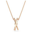 Swarovski smykker Hyperbola pendant Mixed cuts, Twist, White, Rose gold-tone plated - 5689788