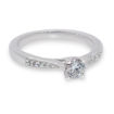 Diamantring i hvitt gull  med 0,35/0,05 ct TW-Si - ABR01139-40