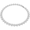 Swarovski collier Ariana Grande x Swarovski Tennis necklace Mixed cuts, Heart, White, Rhodium plated - 5720857