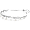 Swarovski collier Ariana Grande x Swarovski choker Crystal pearl, Round cut, White, Rhodium plated - 5720865