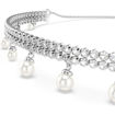 Swarovski collier Ariana Grande x Swarovski choker Crystal pearl, Round cut, White, Rhodium plated - 5720865