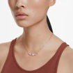 Swarovski collier Constella necklace Crystal pearl, Round cuts, White, Rose gold-tone plated - 5729504